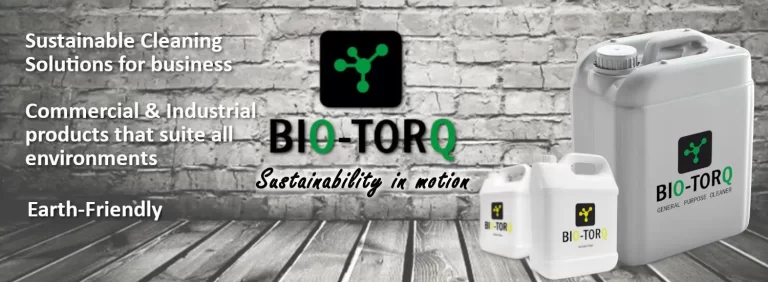 Bio-Torq, sustainable, earth friendly cleaning solutions.. Available in South Africa and Sub-Saharan Africa